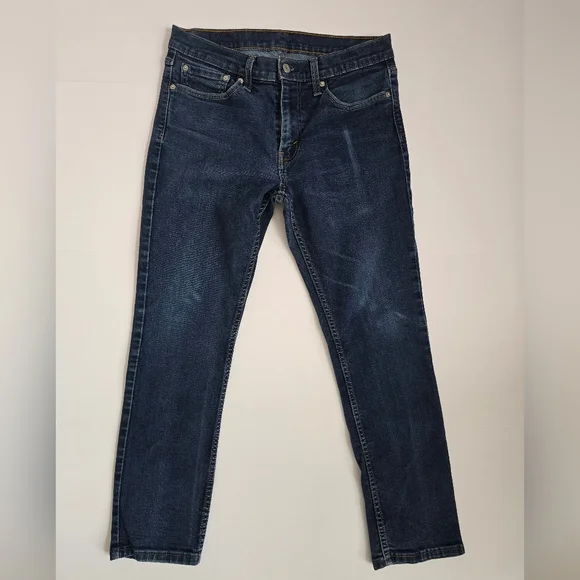 Levi's Dark Blue Slim Men's Jeans - Picture 1 of 4